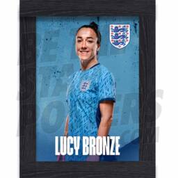 Lionesses Bronze 23/24 Away Headshot Poster - Officially Licensed Product A4/A3 Framed Options - thumbnail 2