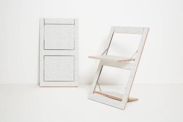 Fl??pps Folding Chair - Watercolor Dots - image 1
