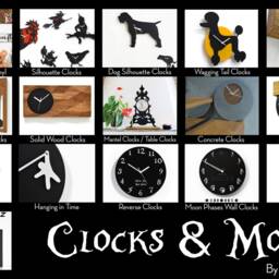 Custom Name Whatever, You're Late Anyway/Square Blue - Wall Clock - thumbnail 4
