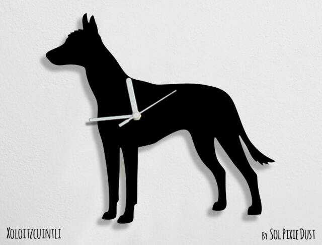 xoloitzcuintle Dog - Wall Clock Silhouette - image 1