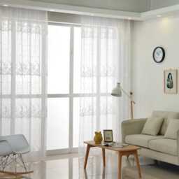 Custom Curtain Made To Measure Sheer Floral Lace Curtains - thumbnail 2