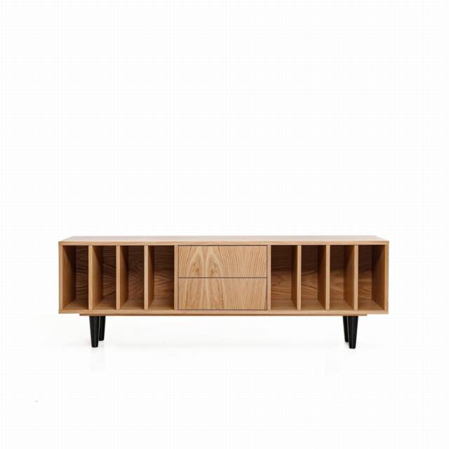"Vinyl Record Cabinet Oak ""Nolana" - image 1