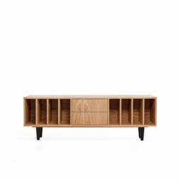 "Vinyl Record Cabinet Oak ""Nolana"