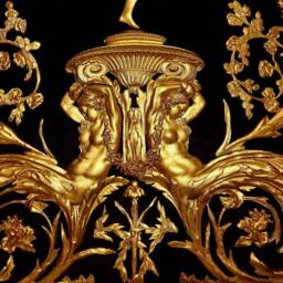 Large Gilt Or White French Louis Xvi Style Ornate Decorative Wall Furniture Moulding Pediment Plastic Decoration - thumbnail 3