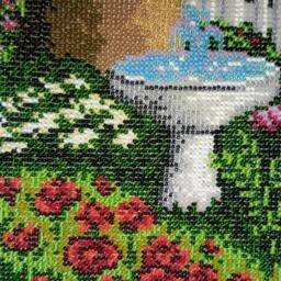 Embroidery Seed Beaded. Landscape Picture. Wall Art Home Decor - thumbnail 2