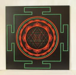 Sri Yantra String Art Sacred Geometry Meditation Wall Art Home Decor D??cor Mandala Zen 3D New Age Spiritual Gift, Yoga