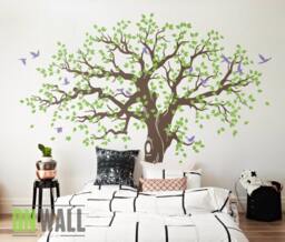Large Family Tree Wall Decal, Nursery Decals, Mural, Vinyl Wall Sticker - Mm033 - thumbnail 1