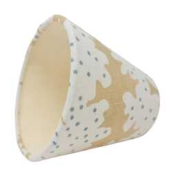 Empire Lampshade - Wiggle Linen Natural Trim Colours Clip On, Lamp Or Pendant Light - thumbnail 3