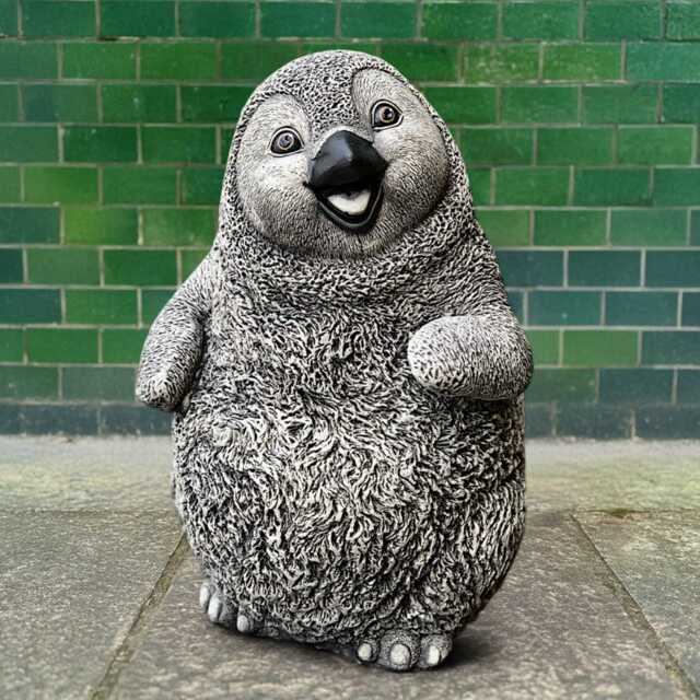 Concrete Penguin Garden Ornament Realistic Stone Statue Outdoor Bird Sculpture Handmade Animal Decor Cement Art Lover Gift - image 1