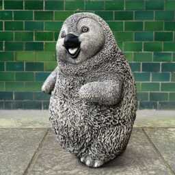 Concrete Penguin Garden Ornament Realistic Stone Statue Outdoor Bird Sculpture Handmade Animal Decor Cement Art Lover Gift - thumbnail 4