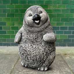 Concrete Penguin Garden Ornament Realistic Stone Statue Outdoor Bird Sculpture Handmade Animal Decor Cement Art Lover Gift - thumbnail 1