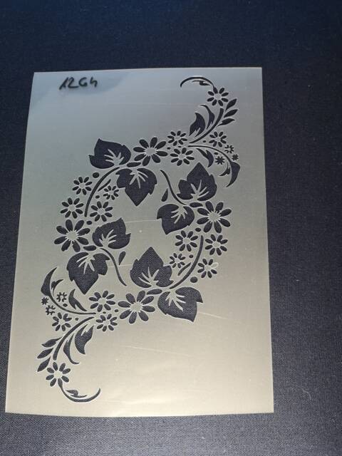 Flower Vine Stencil, Flexible, Reusable, 125Micron, Wall Decor, Home Decor, Furniture Painting, Card Making, Craft Stencil From Bitofeverythingbyb