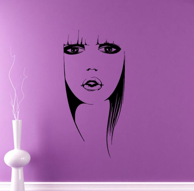 Beauty Salon Vinyl Decal Hair Wall Sticker Shop Window Decor Home Interior Bedroom Murals 9(Hs - image 1