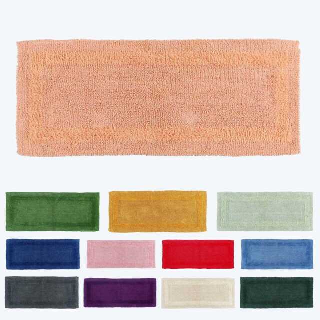 Luxury Reversible Bath Mat Runner - 100% Cotton, Super Absorbent, Soft & Tufted, Eco-Friendly, 40x100cm, Machine Washable - image 1