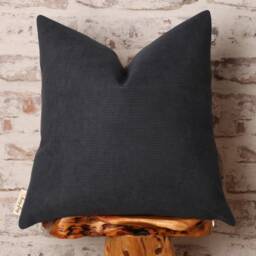 Color Block Corduroy Pillow Cover Mid-Century Modern Lumbar Cushion - thumbnail 3