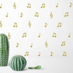 Music Notes Wall Decals, Wall Decal, Nursery Vinyl Music Stickers, Window Kids Room Decals, Gift - thumbnail 2
