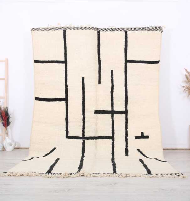 Custom Moroccan Rug, Wool Rug, Berber Beni Morrocan Authentic Beni Ouarain Rug - image 1