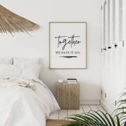 Quote Print - Together We Have It All Family - thumbnail 2
