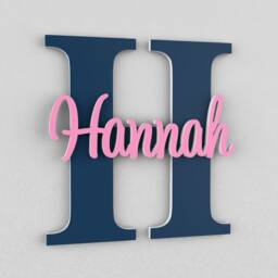 Nursery Wall Art, Name Sign, Decor, Home Baby Shower Gift, Personalized Letters, Girl