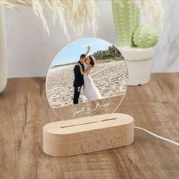 Custom Photo Night Light, Couples Gift, Gift For Girlfriend, Boyfriend, Her, Him, Anniversary Light Up Picture - thumbnail 2
