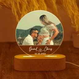 Custom Photo Night Light, Couples Gift, Gift For Girlfriend, Boyfriend, Her, Him, Anniversary Light Up Picture - thumbnail 3