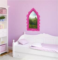 Castle By The Sea Window Wall Decal Removable Mural Childrens Room Decor