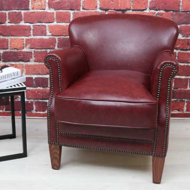 Lounge Accent Chair in Red Stock Fast Delivery - Kar2069 - image 1