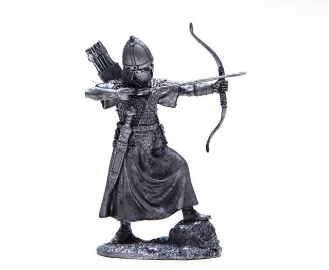 Tin 54mm Roman Archer. Rome 132 Castings. Scale Metal Casting 1/32 - image 1