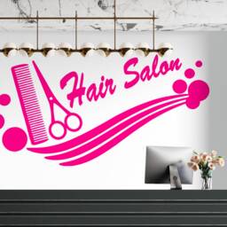 Hair Salon Wall Decal Barber Shop Decor, Stylist Sticker 2843 - thumbnail 3