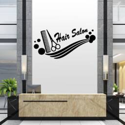 Hair Salon Wall Decal Barber Shop Decor, Stylist Sticker 2843 - thumbnail 2