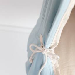 Wonderful Sky Blue Hanging Cocoon Swing For Kids - Indoor Fabric Hammock Swing Toddler Hanging Chair Home Decor Detail - thumbnail 4