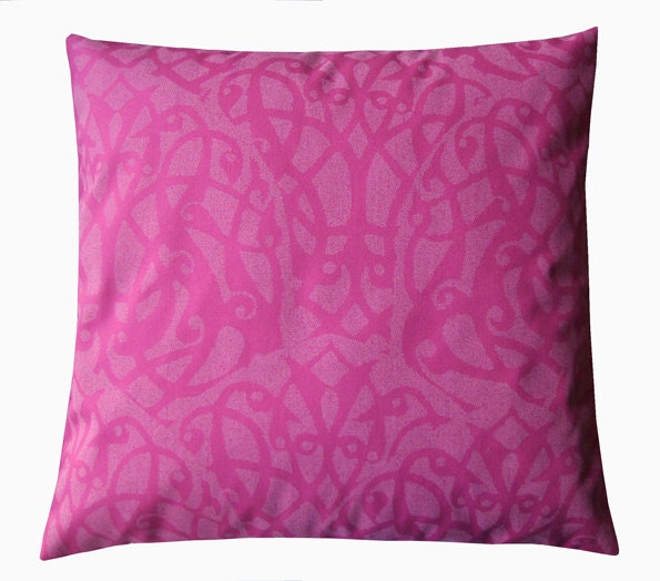 Pillow Cover 40x40, Pink Pillow, Decorative Cushion, Accent Throw Polyester Cushion Cover, Modern Pillow - image 1
