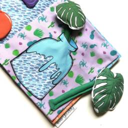 Activity Book - Ages 1 - 4 Years Old Fabric Plush Poc Multiracial Quiet - thumbnail 3
