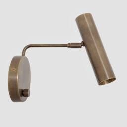 Contemporary Lindi Fluted Wall Sconce Modern Brass Reading Lamp Light - thumbnail 4