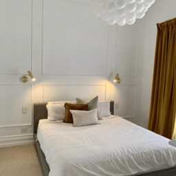 Contemporary Lindi Fluted Wall Sconce Modern Brass Reading Lamp Light - thumbnail 2