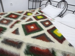 "Handmade Wool Throw Blanket Woven Carpathian "