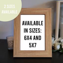 Personalised Best Daddy Photo Frame- Engraved Wooden Frame - Fathers Day Gift Birthday Gift For Dad Custom Picture - thumbnail 2