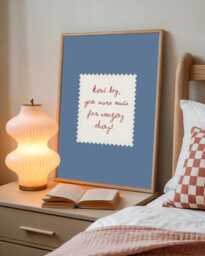 Kind Boy - Made For Amazing Things Print, Boys Affirmation Wall Art, Vintage Nursery Decor, Kids Bedroom, Heritage Quote, Preppy Decor - thumbnail 1