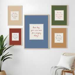 Kind Boy - Made For Amazing Things Print, Boys Affirmation Wall Art, Vintage Nursery Decor, Kids Bedroom, Heritage Quote, Preppy Decor - thumbnail 2