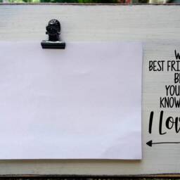 We'll Be Best Friends Forever You Know Too Much Clip Picture Frame, Personalized Besties Gift, Photo Frame - thumbnail 3