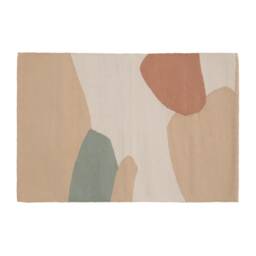 Cute Bathmat Bath Mat Bathroom Rug Sets - Soft Cotton Woven Runner 26x20 36x24 Trendy Decor Beige Green Earth Bathtub Accessories - thumbnail 2