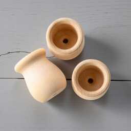 Wood Candle Holder Wedding Decor Accents Home For Table Wooden Centerpieces Diy Cake Riser - thumbnail 2
