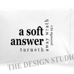 Scripture Pillowcase With Healing Words Of Wisdom - thumbnail 3