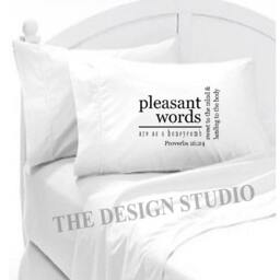 Scripture Pillowcase With Healing Words Of Wisdom - thumbnail 2