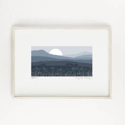 Mwynder Maldwyn Print, Montgomery Welsh Powys, Bannau Brycheiniog, Gifts, Art, Wales Travel - thumbnail 1