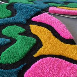 Tufted 3D Rug, Modern Funny Bedroom Aesthetic Cute Personalized Living Room Floor Mat - thumbnail 2