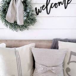 Metal Welcome Sign 16 Gauge Steel Wall Decor - thumbnail 2