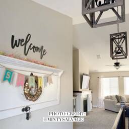 Metal Welcome Sign 16 Gauge Steel Wall Decor - thumbnail 3