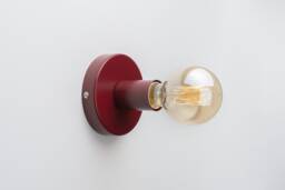Ove Wall Mount Light Fixture Burgundy - thumbnail 1