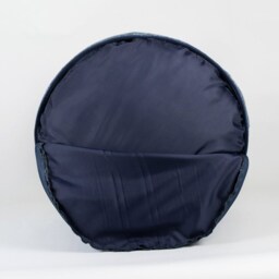 Handspun Hmong Indigo Batik Ottoman Pouf Hill Tribe Ethnic Pillow - 18x14 - thumbnail 4